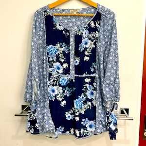 One world 1X blouse